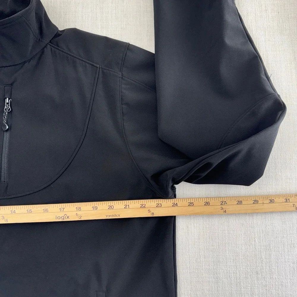 Black Diamond Mens Softshell Fleece Lined Jacket Black Large Full Zip